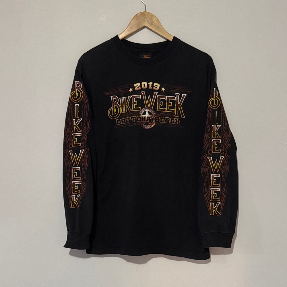 Bike Week Long Sleeve Shirt / 2019 Daytona Beach / Medium